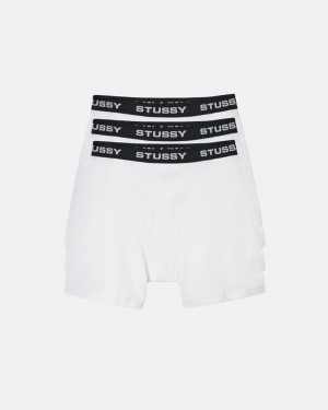 Accesorios Stussy BOXER BRIEFS Unisex Blancos | NUFD-27160