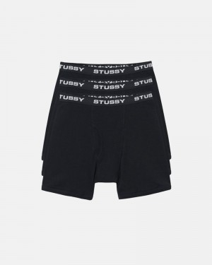 Accesorios Stussy BOXER BRIEFS Unisex Negros | YKPM-93742