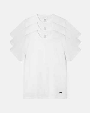 Accesorios Stussy UNDERSHIRTS Unisex Blancos | XDHT-68047