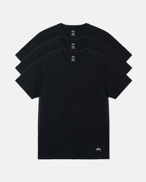 Accesorios Stussy UNDERSHIRTS Unisex Negros | YHED-60941