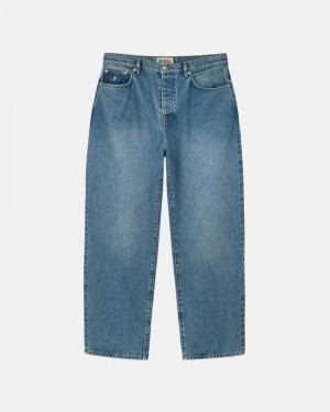 Pantalones Stussy BIG OL' JEAN DENIM Unisex Azules | GWKX-48102