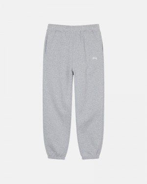 Pantalones Stussy STOCK LOGO SWEATPANT Unisex Grises | MGIO-30216