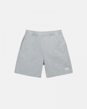 Pantalones Stussy STOCK LOGO SWEATSHORT Unisex Grises | KYHI-39015