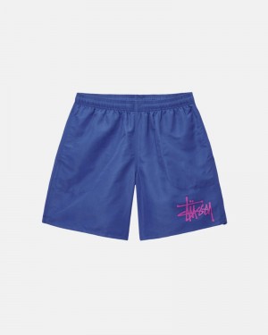 Pantalones Stussy WATER SHORT BIG BASIC Unisex Azul Rey | ZJHX-14065