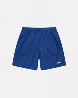 Pantalones Stussy WATER SHORT STOCK Unisex Azules Oscuro | KTJA-78940