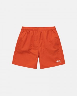 Pantalones Stussy WATER SHORT STOCK Unisex Naranjas | HOKG-25903