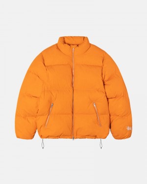 Ropa De Abrigo Stussy DOWN PUFFER NYLON Unisex Naranjas | LMKT-93851