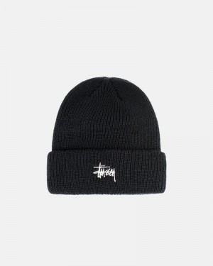 Sombreros Stussy CUFF BEANIE BASIC Unisex Negros | QIWP-45739