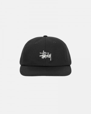 Sombreros Stussy LOW PRO BASIC STOCK STRAPBACK Unisex Negros | BKGD-26543