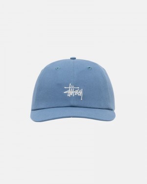 Sombreros Stussy LOW PRO BASIC STOCK STRAPBACK Unisex Azules | JHPL-73941