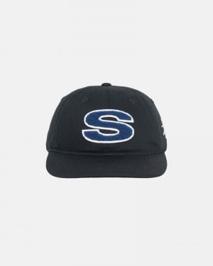 Sombreros Stussy LOW PRO CHENILLE S SNAPBACK Unisex Negros | VDRL-78902