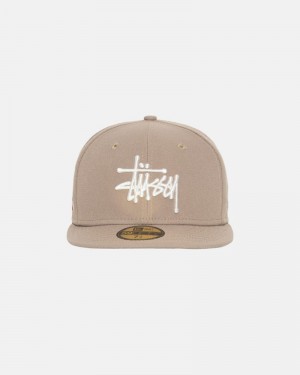 Sombreros Stussy NEW ERA 59FIFTY AUTHENTIC Unisex Kaki | HOLK-62345