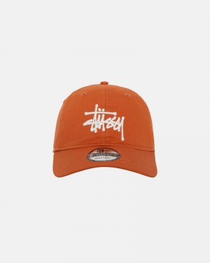 Sombreros Stussy NEW ERA 9TWENTY BASIC STRAPBACK Unisex Naranjas | XMLU-05721