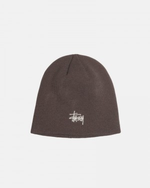 Sombreros Stussy SKULLCAP BASIC Unisex Marrom | XFYB-85603