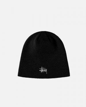 Sombreros Stussy SKULLCAP BASIC Unisex Negros | TEIC-23694