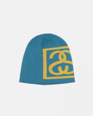 Sombreros Stussy SKULLCAP SS LINK Unisex Turquesa Claro | FVUC-10854