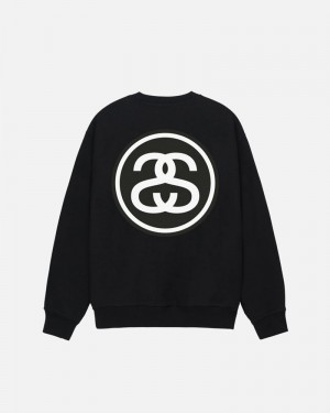 Sudadera Stussy SS-LINK CREW Unisex Negros | CLBZ-05163