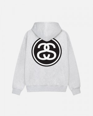 Sudadera Stussy SS-LINK HOODIE Unisex Grises | BFEH-30945