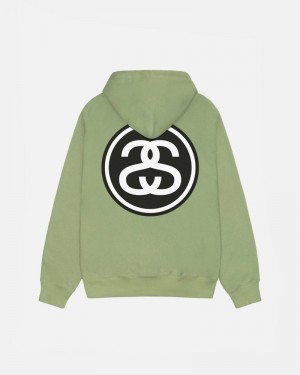 Sudadera Stussy SS-LINK HOODIE Unisex Verdes | CSKN-37298