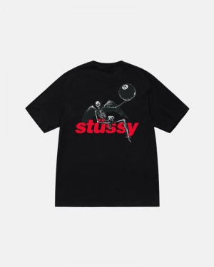 Tops Stussy APOCALYPSE Unisex Negros | WOSR-10578