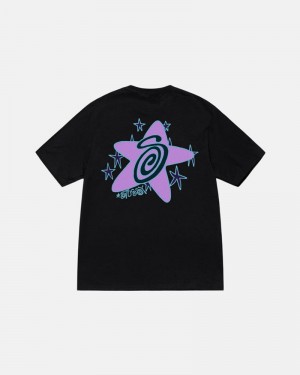 Tops Stussy GALAXY Unisex Negros | EXAJ-05169