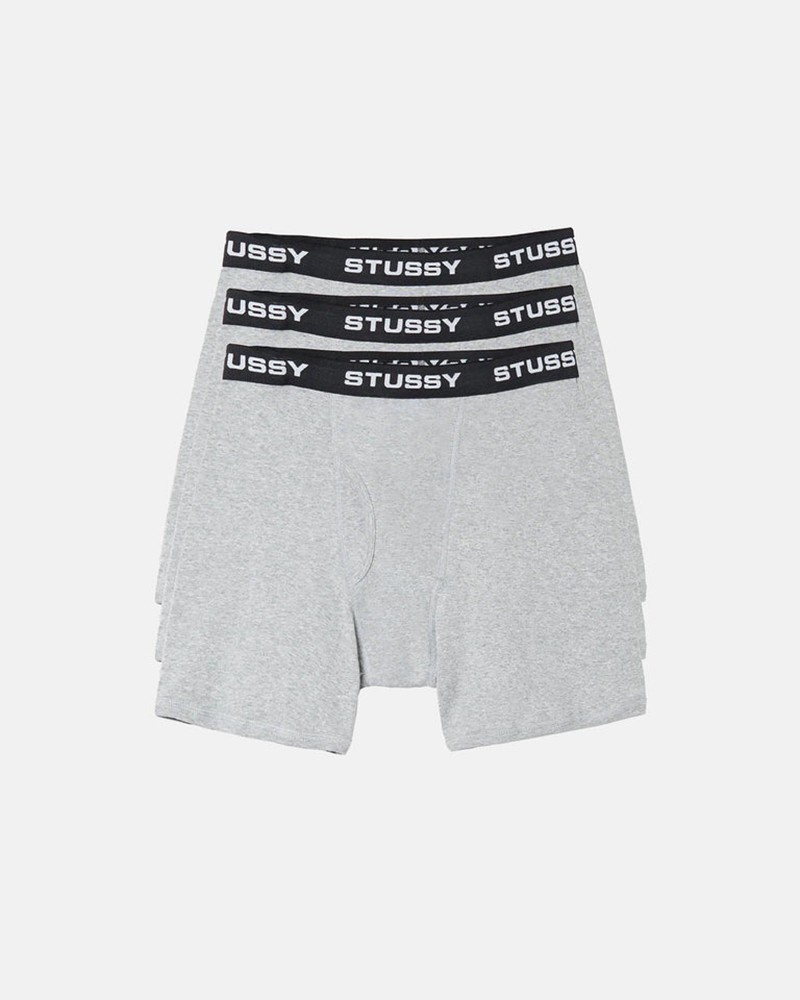 Accesorios Stussy BOXER BRIEFS Unisex Grises | JBOT-64185