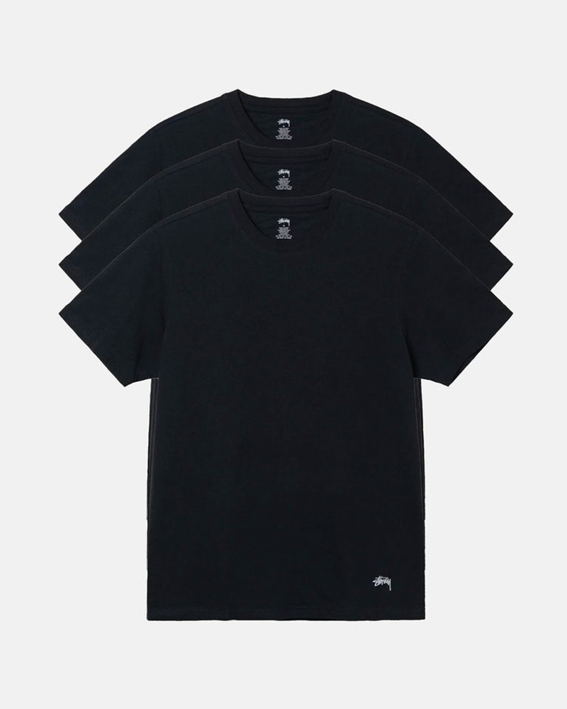 Accesorios Stussy UNDERSHIRTS Unisex Negros | YHED-60941