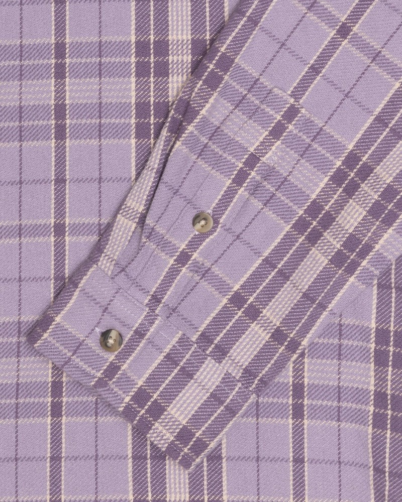 Camisas Stussy STONES PLAID Unisex Lavanda | QSAO-96180