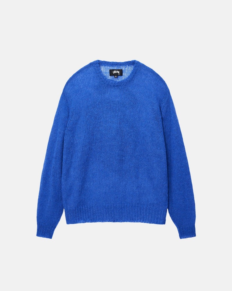 Knitted Stussy S LOOSE KNIT Unisex Azules | HCTK-74391