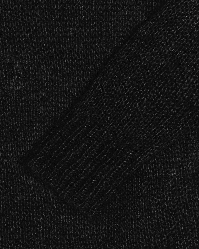 Knitted Stussy S LOOSE KNIT Unisex Negros | OACH-90672