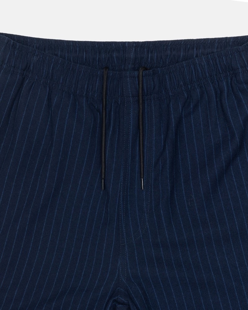 Pantalones Stussy BEACH PANT WOOL STRIPE Unisex Azul Marino | XPQJ-97540