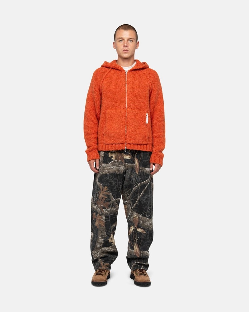 Pantalones Stussy BIG OL' JEAN REALTREE EDGE Unisex Negros | HCPL-97315