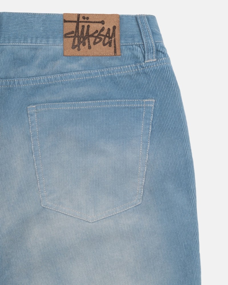 Pantalones Stussy CLASSIC JEAN FADED CORDUROY Unisex Azules | JQHE-51032