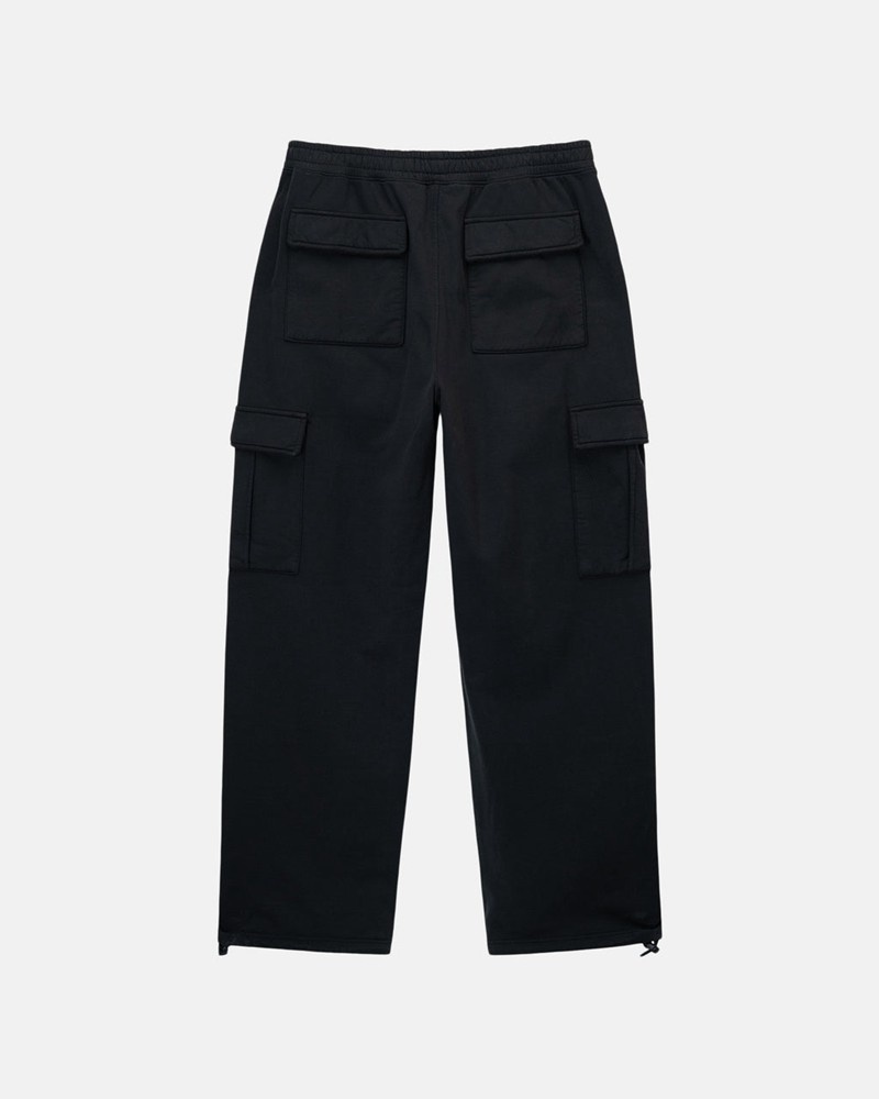 Pantalones Stussy SPORT CARGO FLEECE PANT Unisex Negros | SYDA-03984