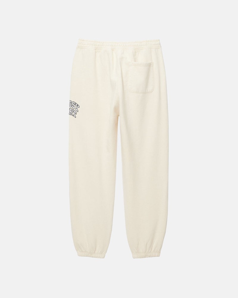 Pantalones Stussy SPORT SWEATPANT Unisex Blancos | PWXU-51046