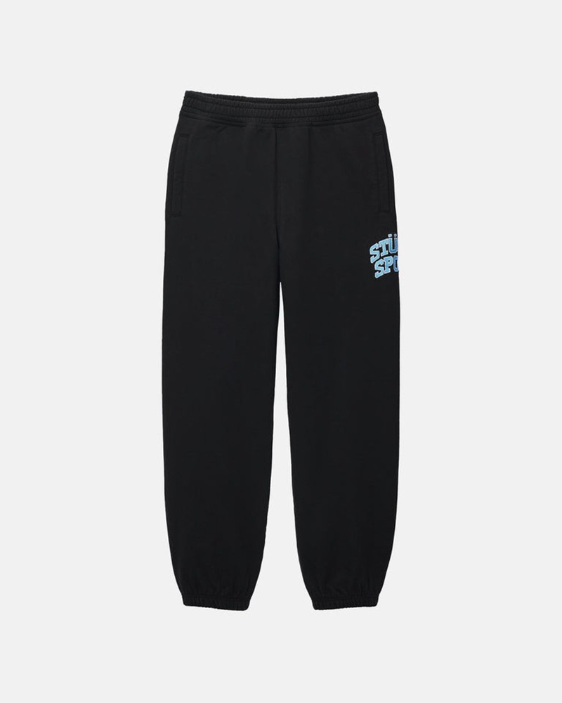 Pantalones Stussy SPORT SWEATPANT Unisex Negros | DXYS-40216