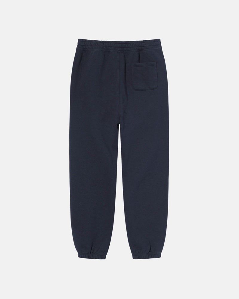 Pantalones Stussy STOCK LOGO SWEATPANT Unisex Azul Marino | XDRS-90156