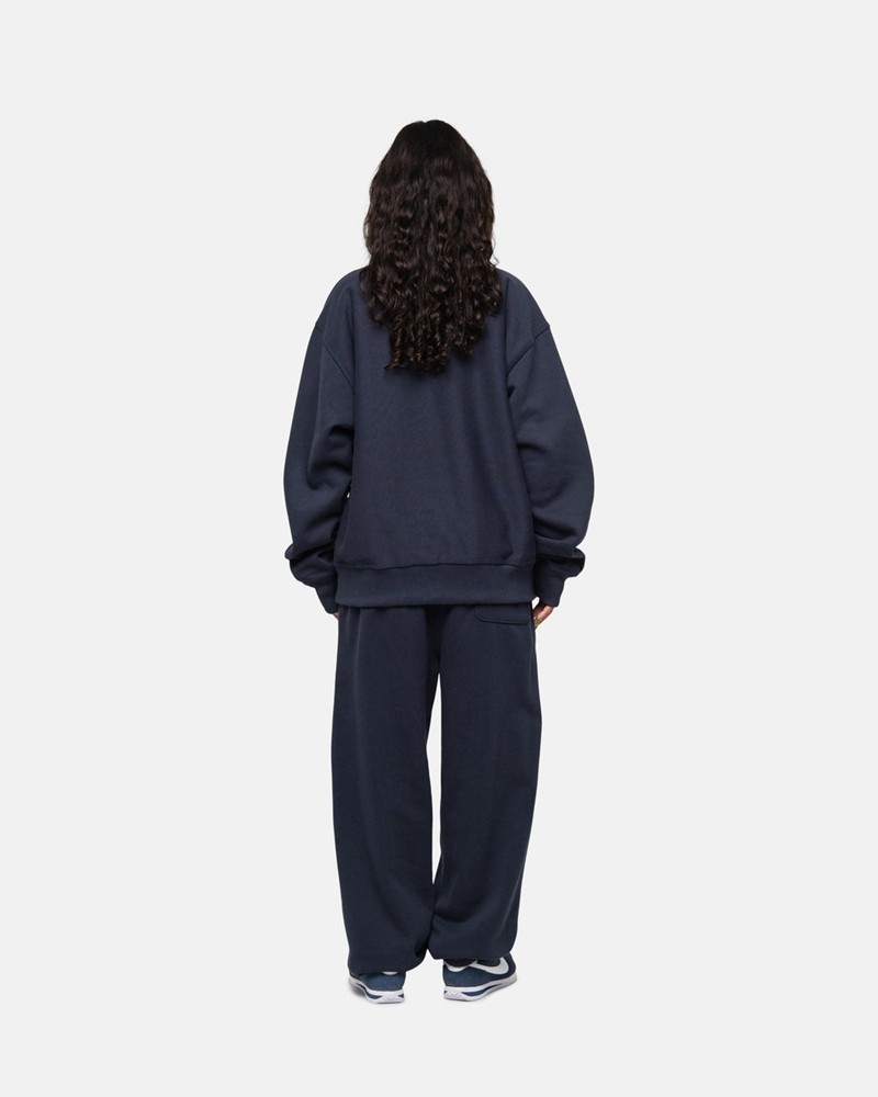 Pantalones Stussy STOCK LOGO SWEATPANT Unisex Azul Marino | XDRS-90156