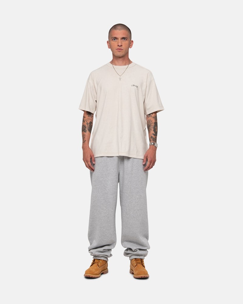 Pantalones Stussy STOCK LOGO SWEATPANT Unisex Grises | MGIO-30216