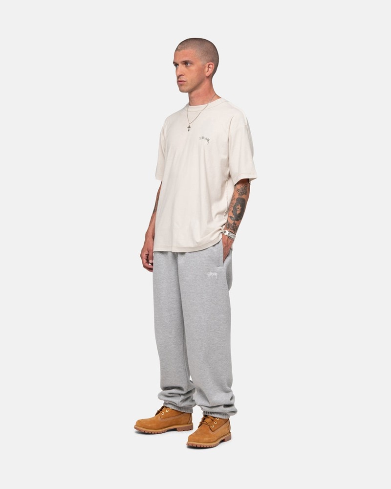 Pantalones Stussy STOCK LOGO SWEATPANT Unisex Grises | MGIO-30216