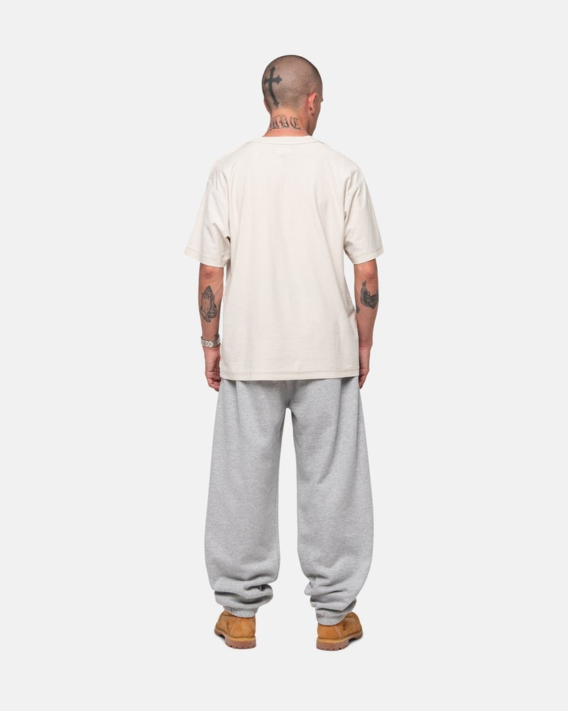 Pantalones Stussy STOCK LOGO SWEATPANT Unisex Grises | MGIO-30216