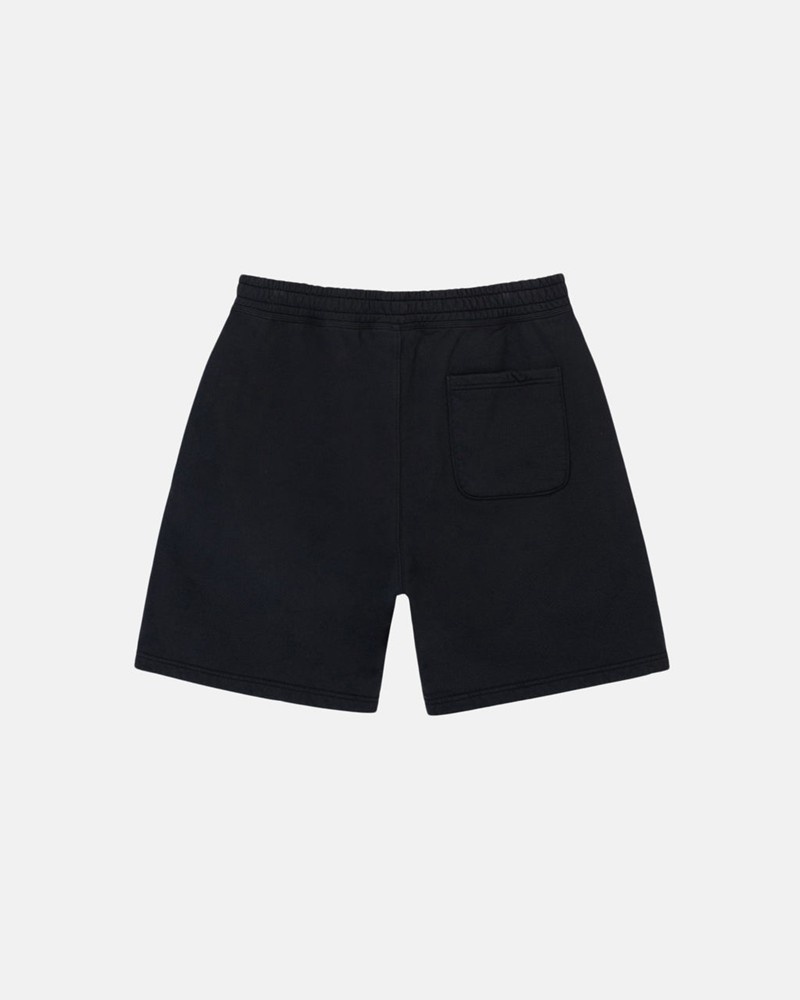 Pantalones Stussy STOCK LOGO SWEATSHORT Unisex Negros | WYUJ-62793