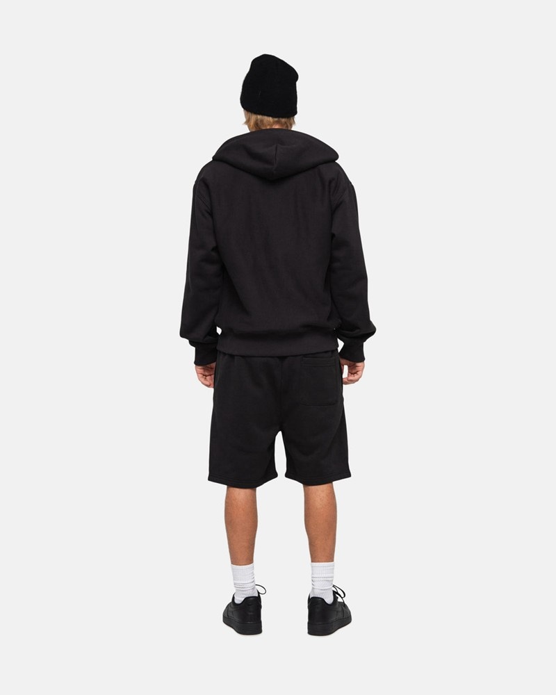 Pantalones Stussy STOCK LOGO SWEATSHORT Unisex Negros | WYUJ-62793