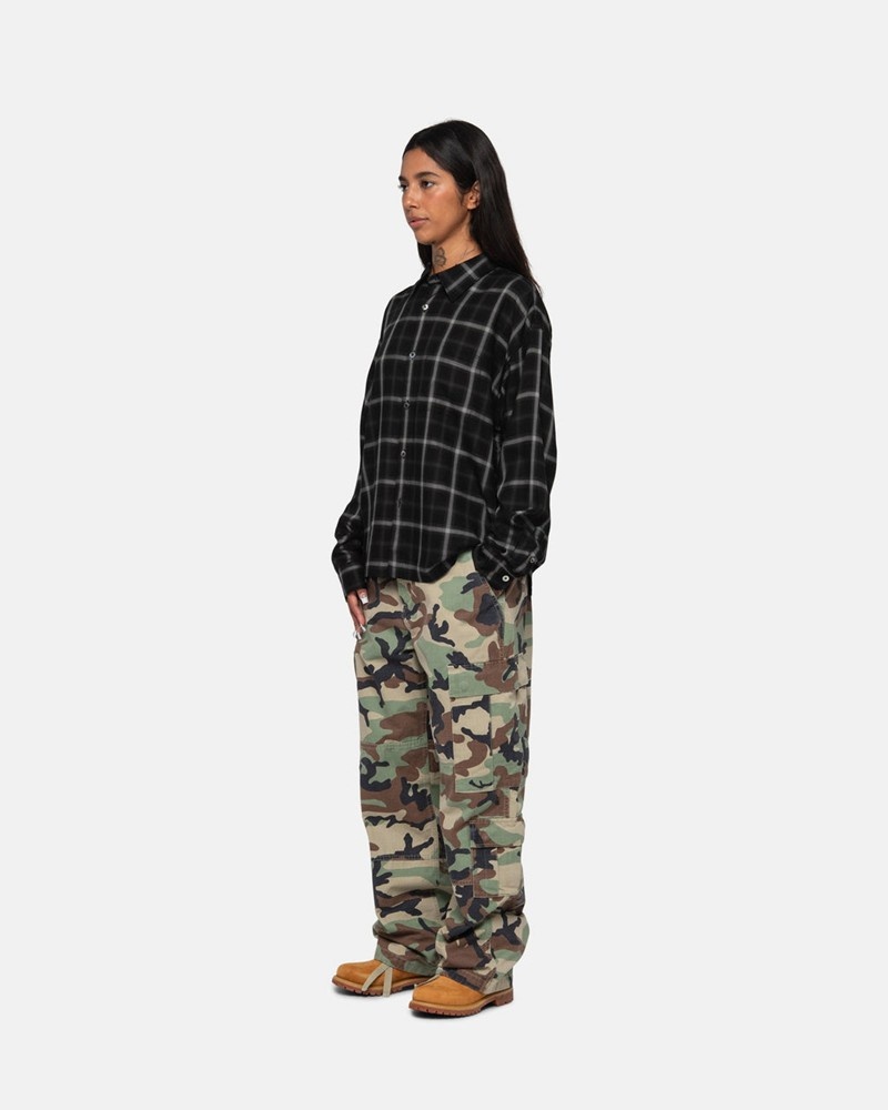 Pantalones Stussy SURPLUS CARGO RIPSTOP Unisex Camuflados | ANKC-90583