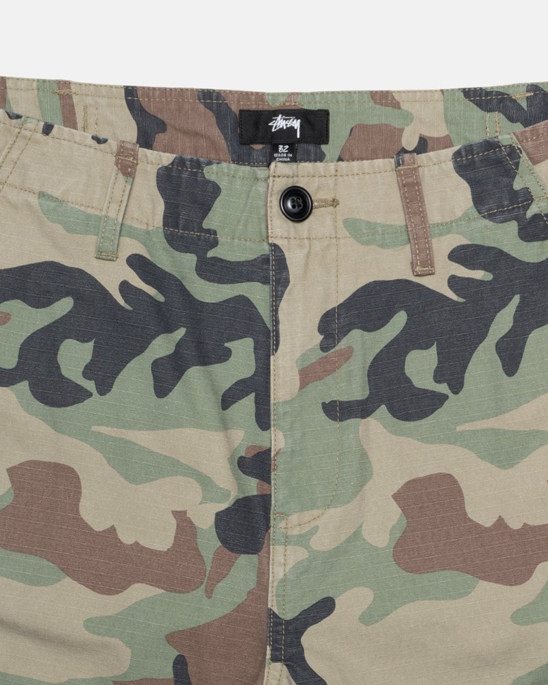 Pantalones Stussy SURPLUS CARGO RIPSTOP Unisex Camuflados | ANKC-90583