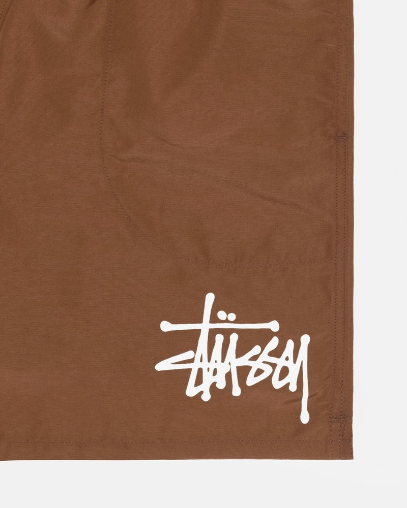 Pantalones Stussy WATER SHORT BIG BASIC Unisex Cafes | RKYE-75329