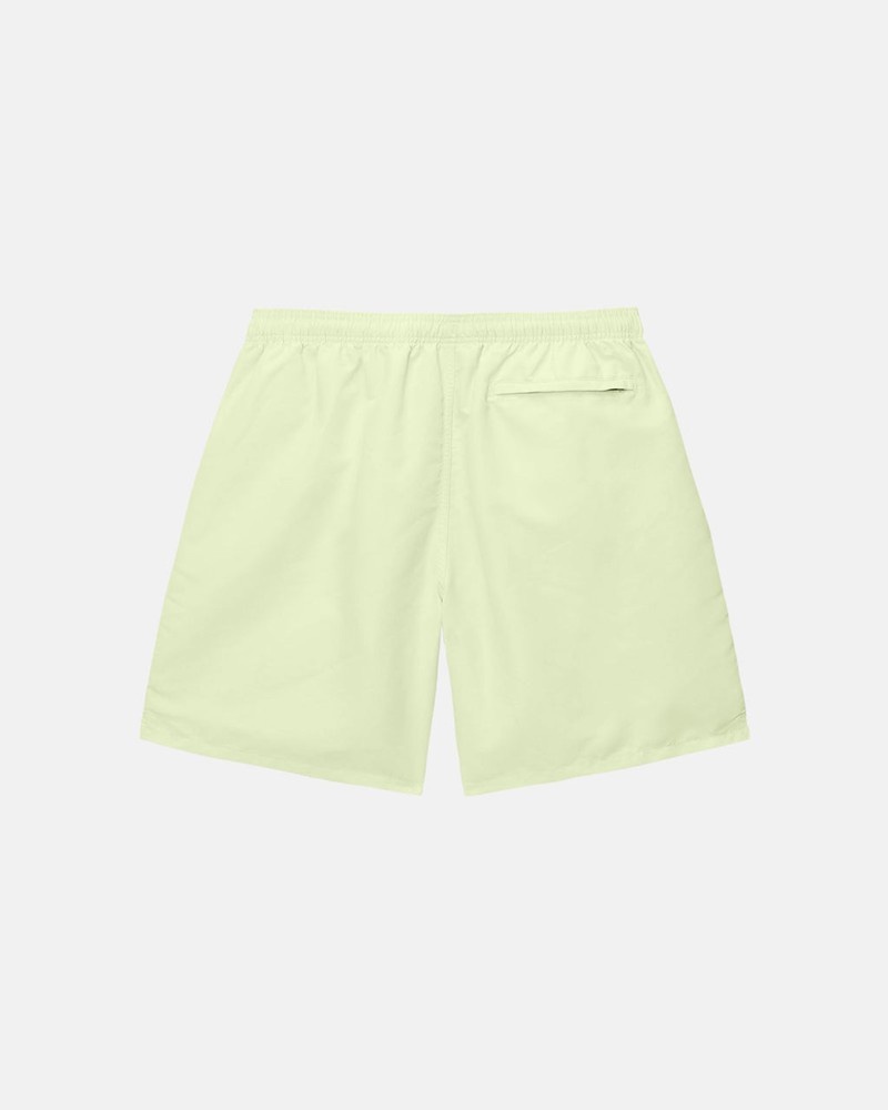 Pantalones Stussy WATER SHORT BIG BASIC Unisex Amarillos | FGOR-23781