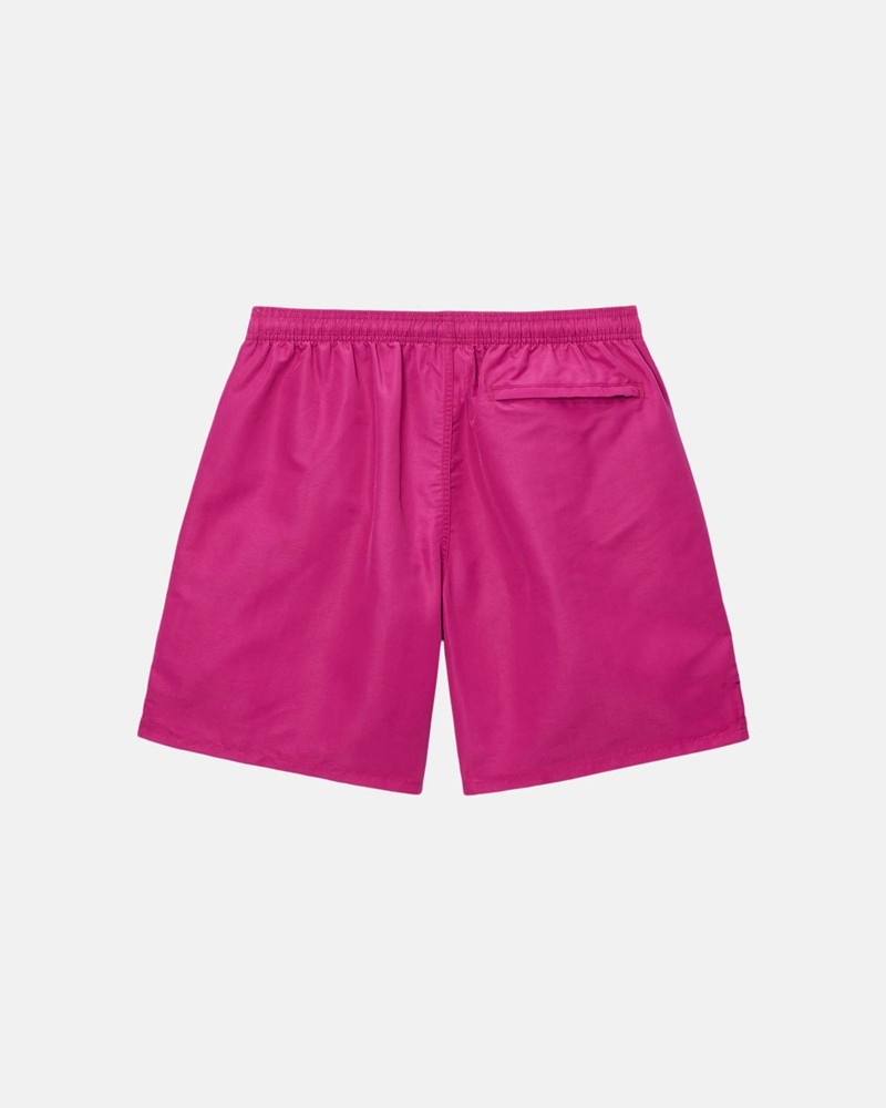 Pantalones Stussy WATER SHORT BIG BASIC Unisex Morados | NUVC-04563