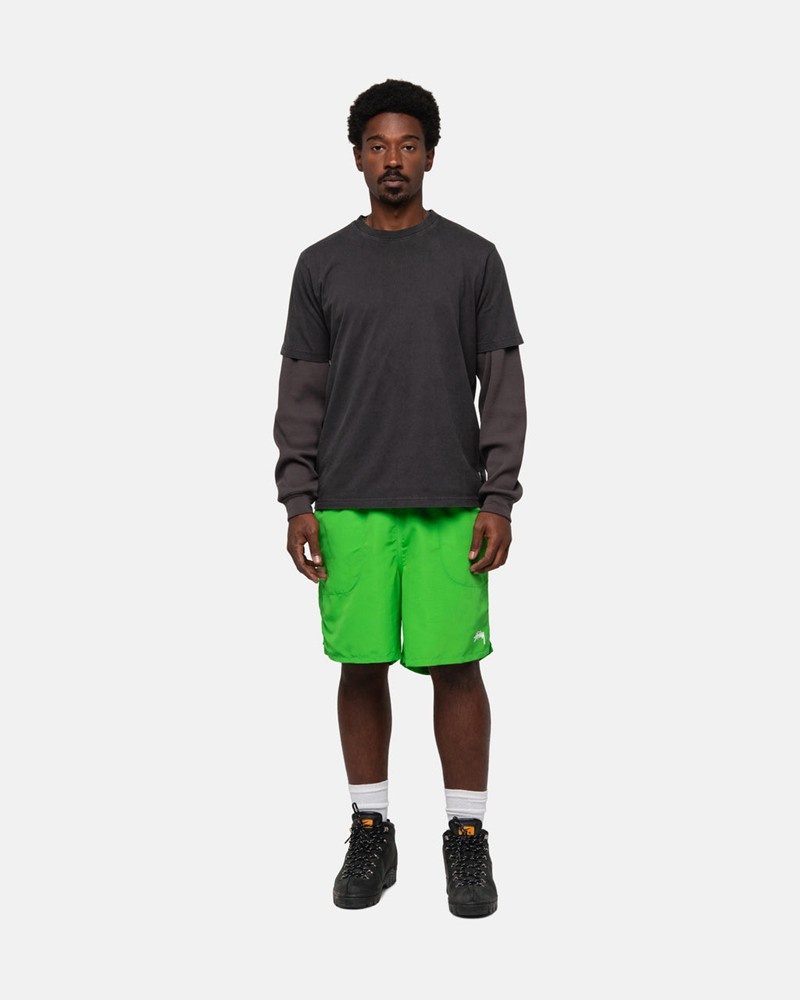 Pantalones Stussy WATER SHORT STOCK Unisex Verdes | OVKS-58297