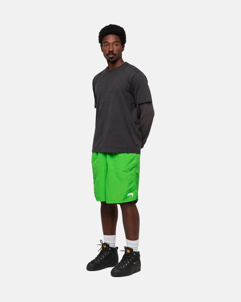 Pantalones Stussy WATER SHORT STOCK Unisex Verdes | OVKS-58297